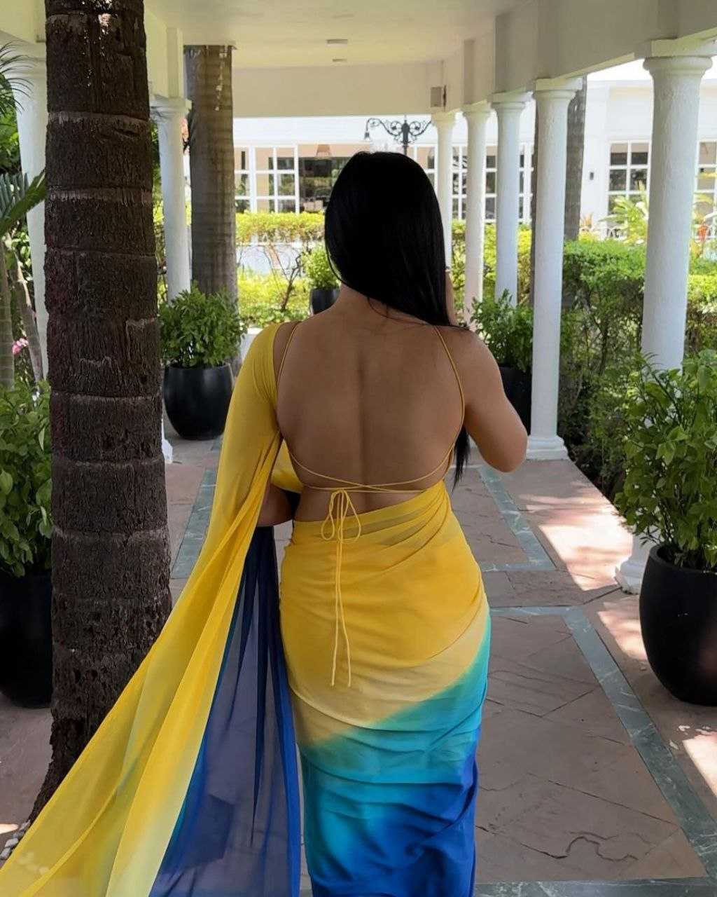 YNF GEORGETTE SRI 277 WHOLESALE SAREES MANUFACTURER
